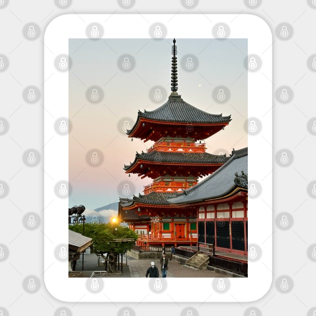 Kiyomizu-dera Sticker by dagobah_days
